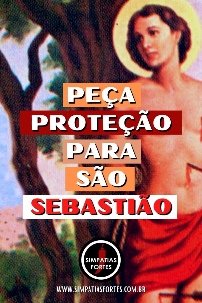 Peça proteção para São Sebastião (Pinterest)