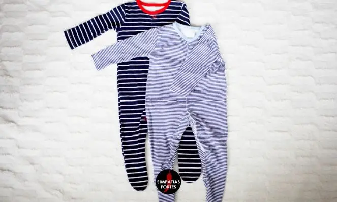 Simpatia para o bebê dormir bem - pijama invertio