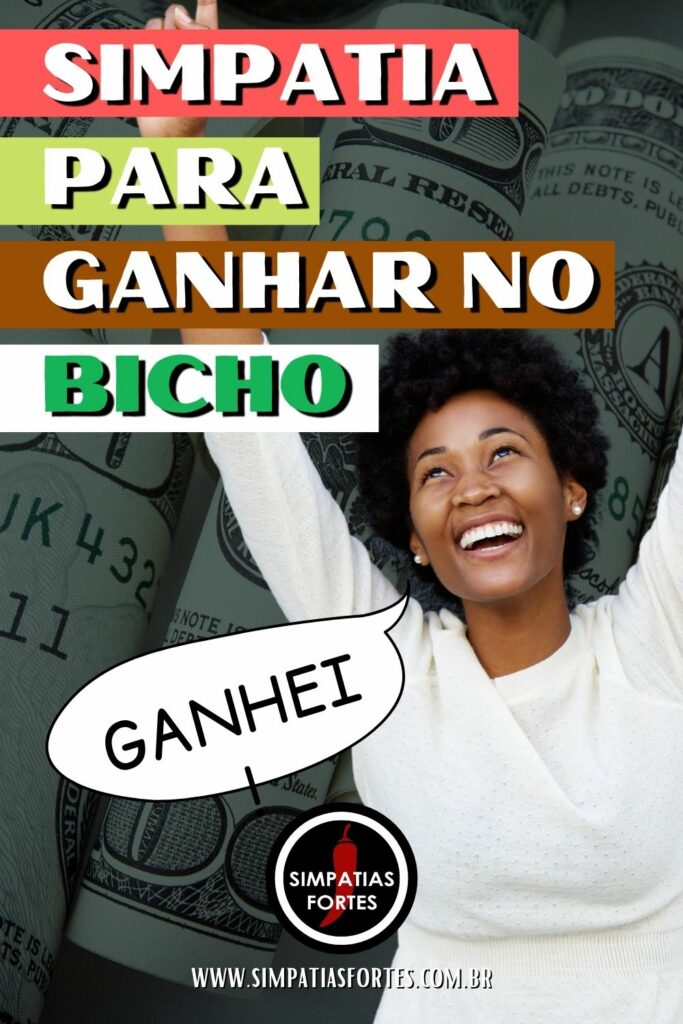 Simpatia forte para ganhar no bicho