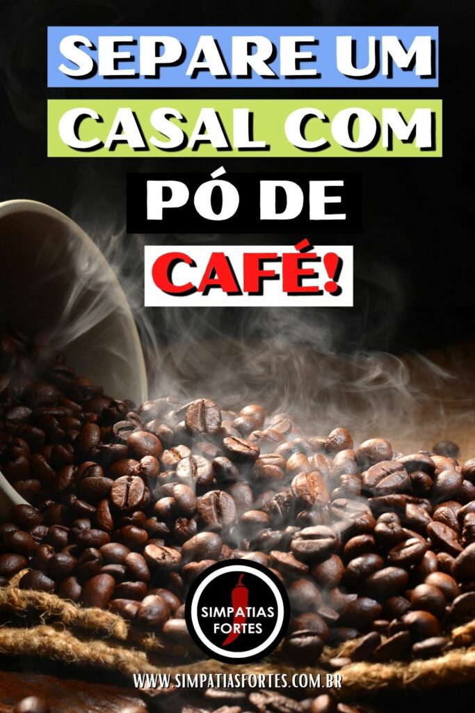 Separe um casal com pó de café