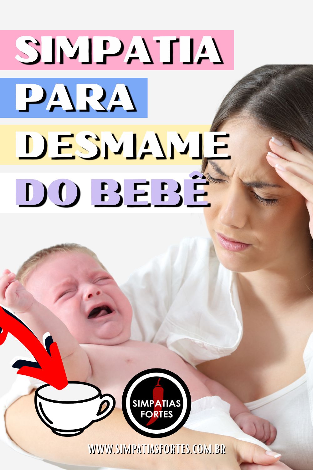 Simpatia para bebe preferir a mamadeira - Pinterest