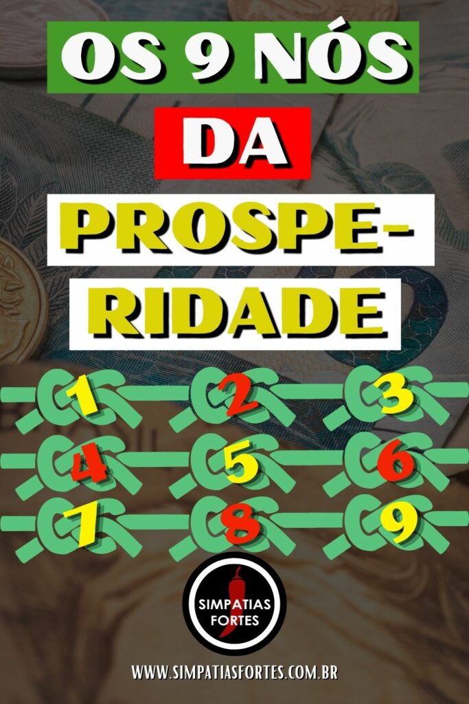 Os 9 nós da prosperidade (pin para Pinterest)