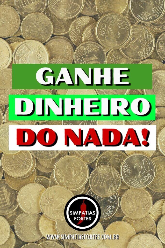 Moedas e uma chamada para salvar no Pinterest