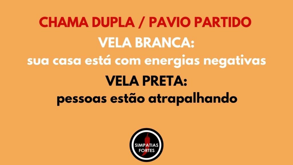 Significado da chama da vela dupla