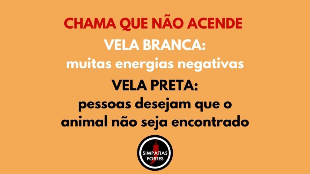 Significado da chama da vela que não acende