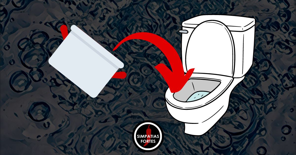 Simpatia para separar casal com água fervendo - despeje tudo no vaso sanitário