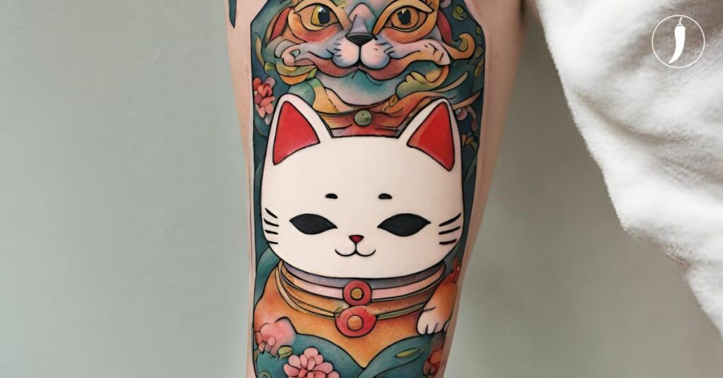 Tatuagens da sorte - Maneki-Neko