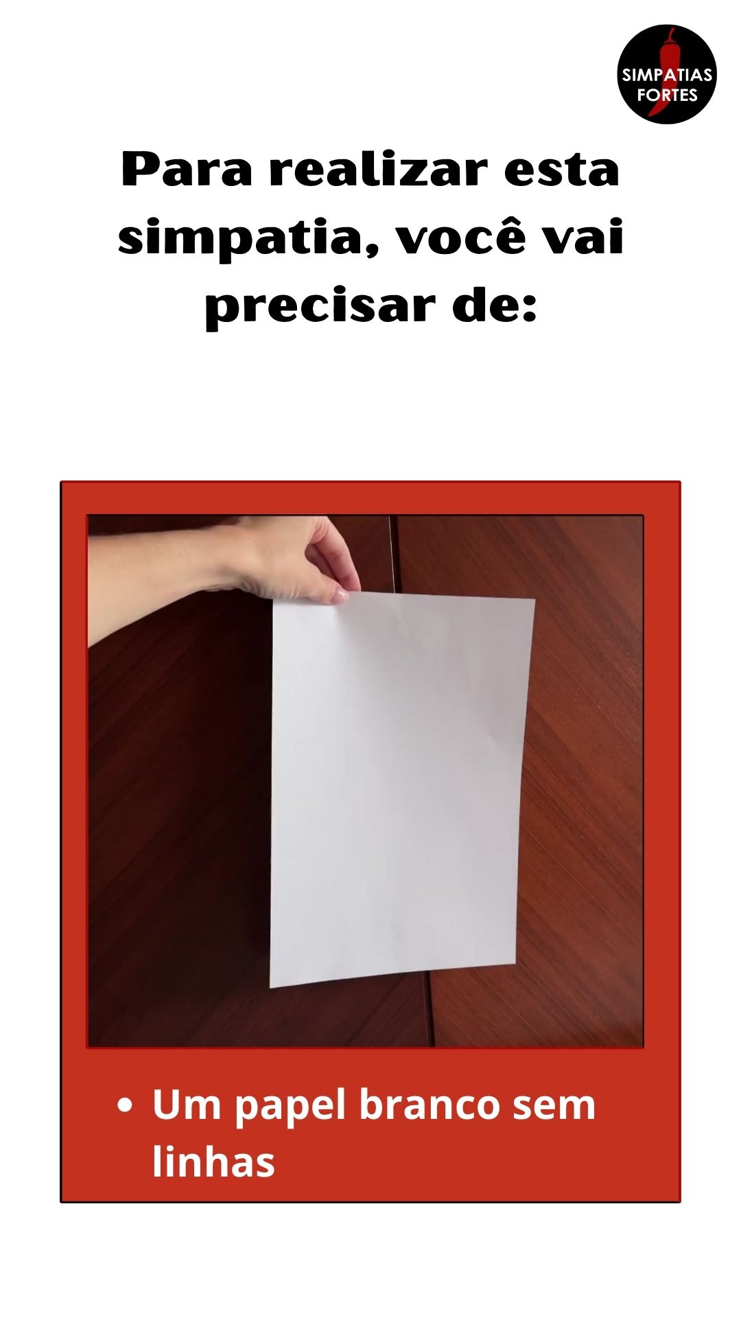 Simpatia para vizinho se mudar em 24 horas - papel branco