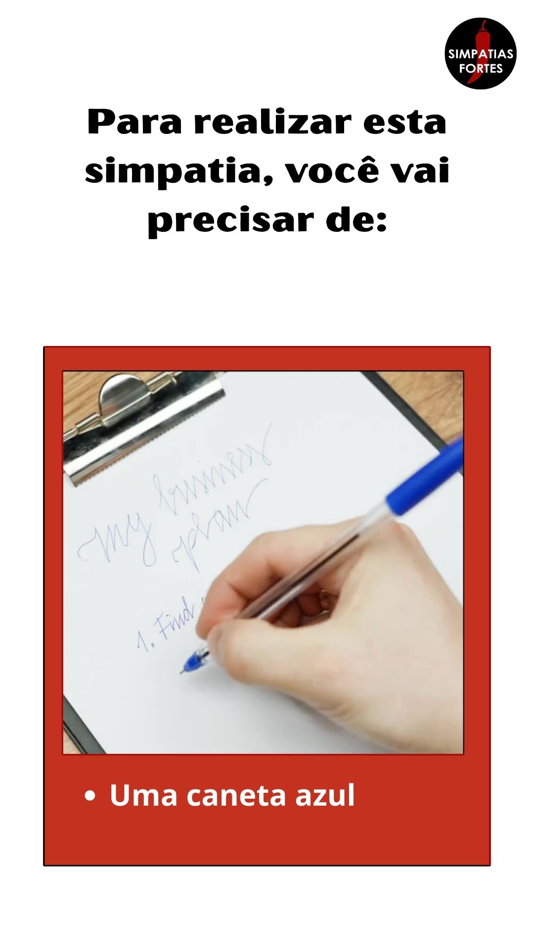 Simpatia para vizinho se mudar em 24 horas - caneta azul