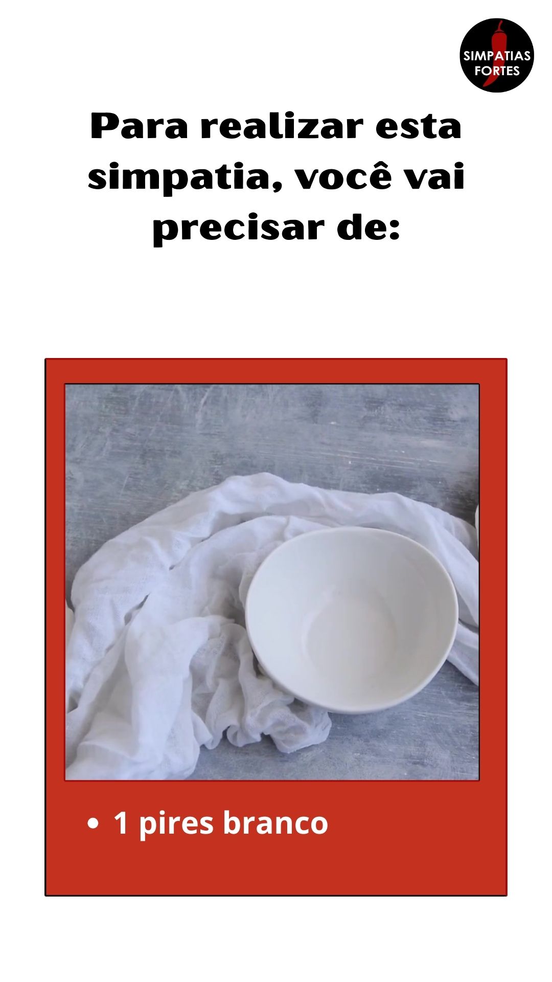 Simpatia para vizinho se mudar em 24 horas - pires branco