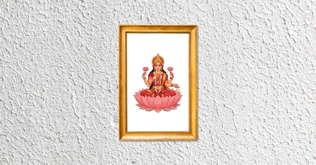 Simbolo Lakshmi - Quadro na parede
