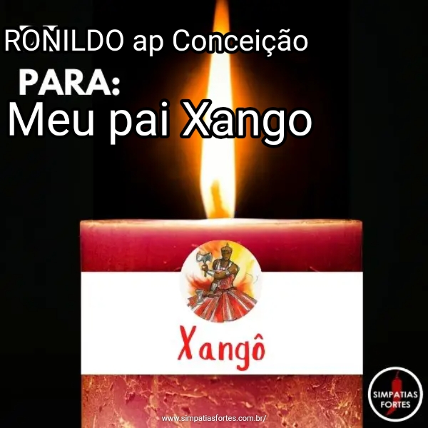 RONILDO ap Conceição ... Meu pai Xango